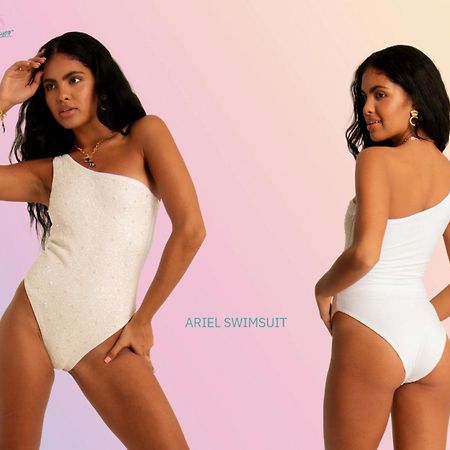 Constantinos The Great Beach Hotel Protaras Exterior photo One-shoulder swimsuit